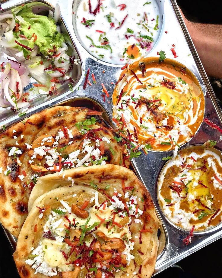 Chur Chur Naan Thali with Chole & Shahi Paneer